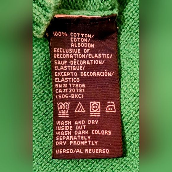 NWOT - Vintage Tommy Hilfilger Crew Neck Sweater; Size 2T; Cool old-school logo - Picture 4 of 7